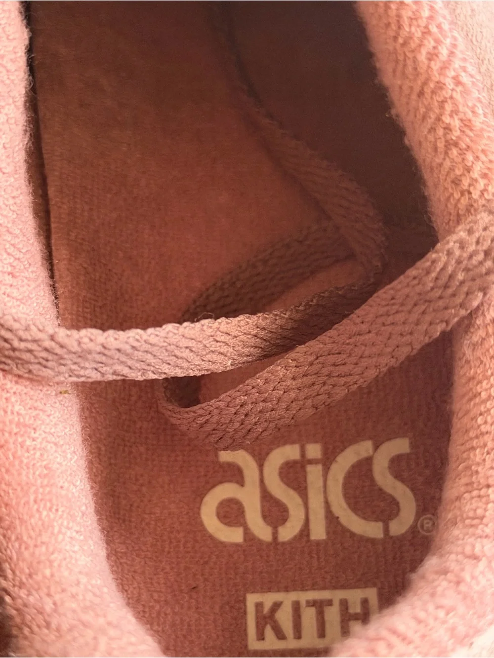 Asics suede upper